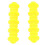 (Yellow) Shock Absorber Rubber Bow String Damper for Compound Bow Orange 2