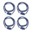 4PCS Sports Training Wall Rope Gravity Reverse Polyester Cotton Steel 3