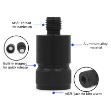 Fishing Alarm Quick Release Connector Carp Rod Magnetic Adapter