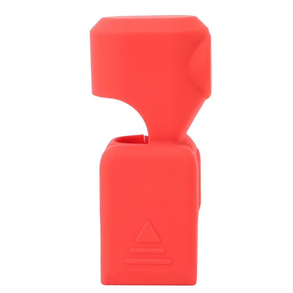(Red) Silicone Case Drop Proof Anti Scratch For Osmo Pocket 3 Red 643505211948