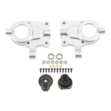 (Silver) RC Front Axle Weights Set Copper Aluminum Alloy 1/18 4WD CP18P