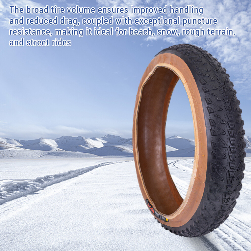 20 x 3.0 Inch Fat Bike Inner Tube Rubber Folding Tire
