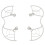 RC Propeller Guard Multi Arched Buckle Anti Shake for Mini 4 Pro 1