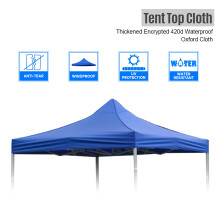 Outdoor Tent Canopy Waterproof UV Resistant Removable Top Cloth