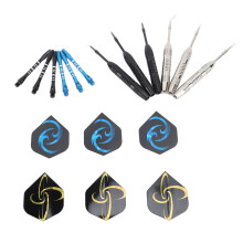 Professional Knurled Fluted Steel Tip Dart Set for Party Home