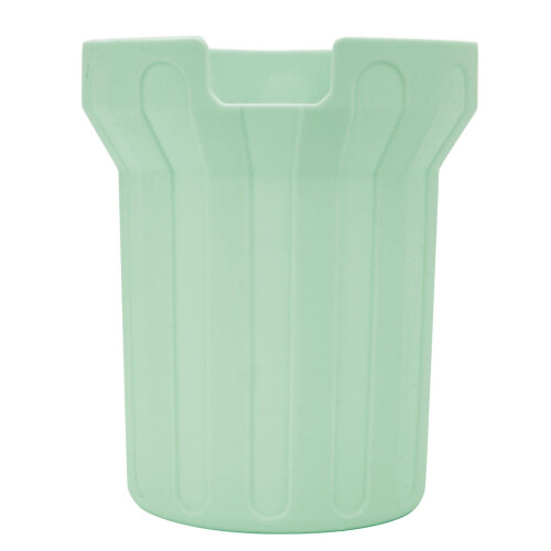 (Light Green) Silicone Cup Protector Reduce Noise Non Slip Black
