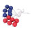 Golf Ladder Toss Balls Replacement Set 3 Red 3 Blue 3