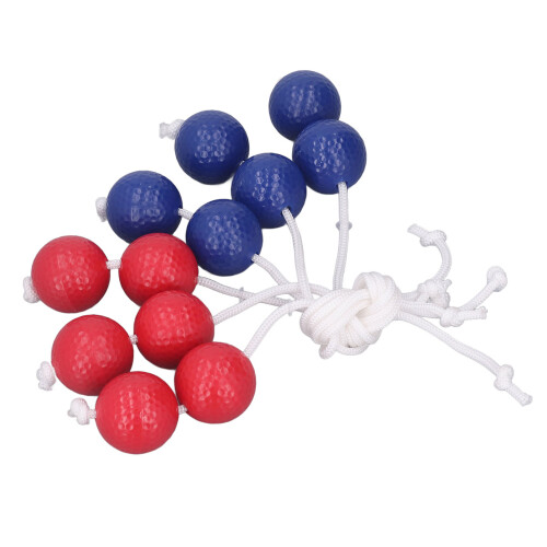 Golf Ladder Toss Balls Replacement Set 3 Red 3 Blue 1
