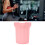 (Pink) Silicone Cup Protector Reduce Noise Non Slip Black 5
