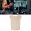 (Beige) Silicone Cup Protector Reduce Noise Non Slip Black 5