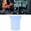 (Light Blue) Silicone Cup Protector Reduce Noise Non Slip Black 5