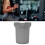 (Gray) Silicone Cup Protector Reduce Noise Non Slip Black 5