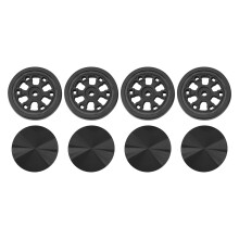 Luggage Caster Wheels Lightweight Silent Universal Replacement Rollers