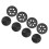 Luggage Caster Wheels Lightweight Silent Universal Replacement Rollers 3