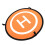 75cm RC Drone Landing Pad Nylon Foldable Orange Blue 3