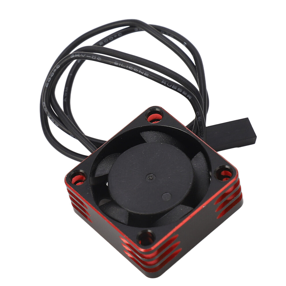 (Red) Rc Motor Cooling Fan 25X25mm Aluminum Brushless Esc High Speed Red 643505234565