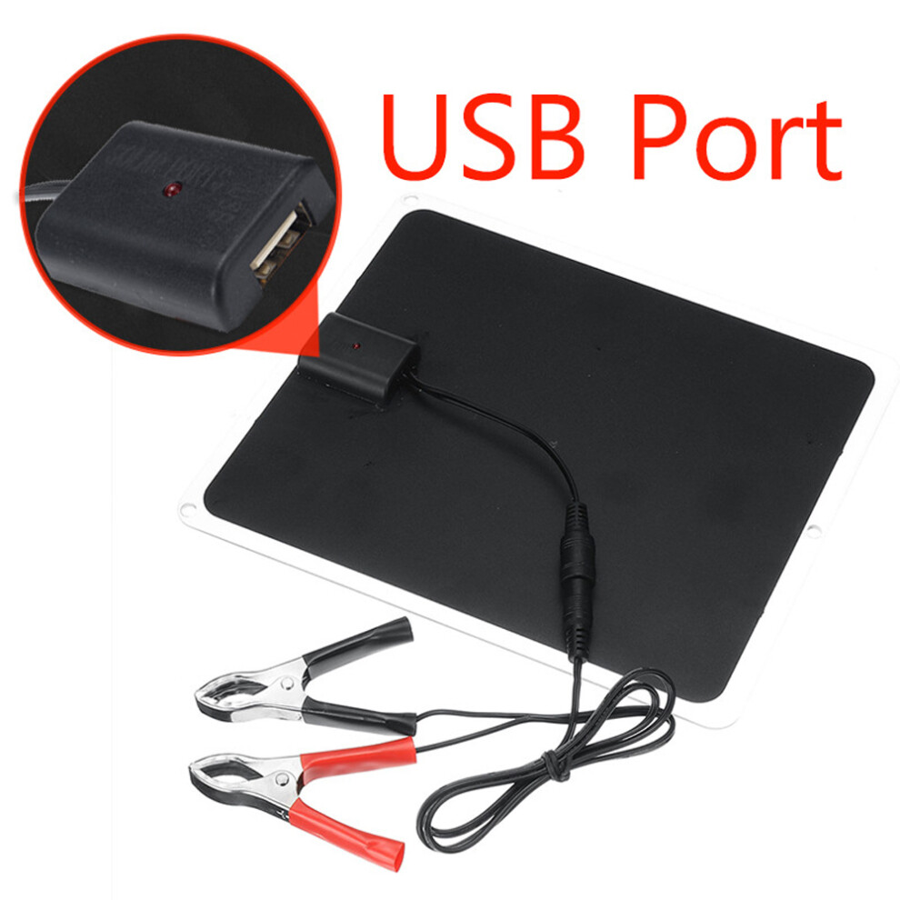 20W Monocrystalline Solar Panel Portable Usb Outdoor Recharger 643505224436