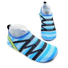 (Blue 40‑41) Men Water Shoes Quick Dry Slip Resistant Swim Beach Diving Blue 42-43