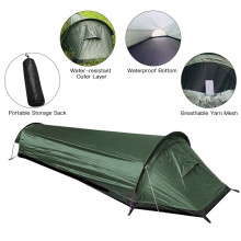 Single Person Backpacking Tent Lightweight with Ground Cloth