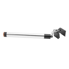 Pool Cue Chalk Holder Metal Portable Billiard Tip Pricker Black Silver
