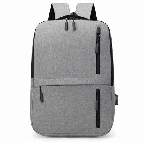 Men's Business Bag Set USB Laptop Backpack Double Shoulder 1
