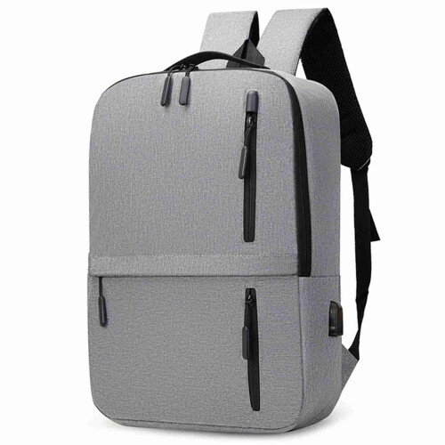 Men's Business Bag Set USB Laptop Backpack Double Shoulder 2