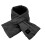 (Black) USB Heating Neck Pad Adjustable Temperature Pink Heated Scarf Winter 1