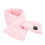 (Pink) USB Heating Neck Pad Adjustable Temperature Pink Heated Scarf Winter 3