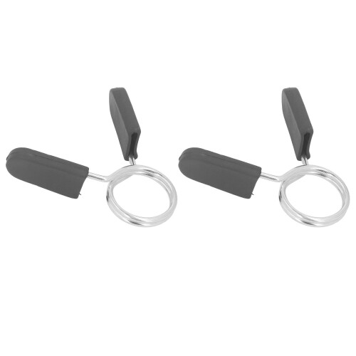 2PCS Spring Clip Collars 30mm Dumbbell Lock Weightlifting Accessory