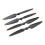 8pcs Orange PC Drone Propellers for Mavic Air 3 High Efficiency 5