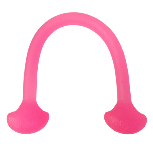 (Pink) Silicone Pull Rope Elastic Adjustable 10lbs Chest Expander Yellow