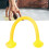 (Yellow) Silicone Pull Rope Elastic Adjustable 10lbs Chest Expander Yellow 5