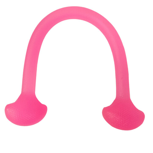 (Pink) Silicone Pull Rope Elastic Adjustable 10lbs Chest Expander Yellow 1