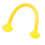 (Yellow) Silicone Pull Rope Elastic Adjustable 10lbs Chest Expander Yellow 3