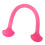 (Pink) Silicone Pull Rope Elastic Adjustable 10lbs Chest Expander Yellow 4