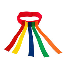 (Rose Red) Catch Tail Game Belt Stretchable Colorful for Adults Kids