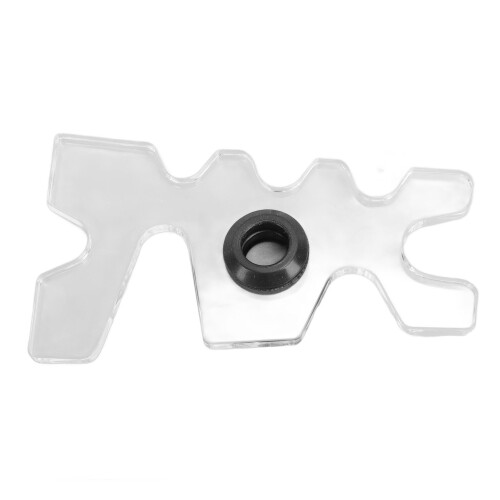 Clear Plastic Pool Cue Bridge Head Acrylic Holder 2