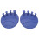 1 Pair Unisex Toe Splitter Dark Blue TPR 1