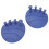 1 Pair Unisex Toe Splitter Dark Blue TPR 4