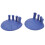1 Pair Unisex Toe Splitter Dark Blue TPR 2