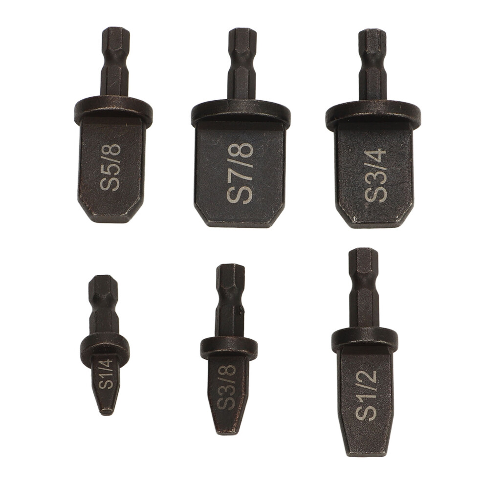 Ac Tube Reamer Rugged Copper Pipe Expanding Drill Bit Set Hex Handle 643505238846