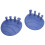 1 Pair Unisex Toe Splitter Dark Blue TPR 3