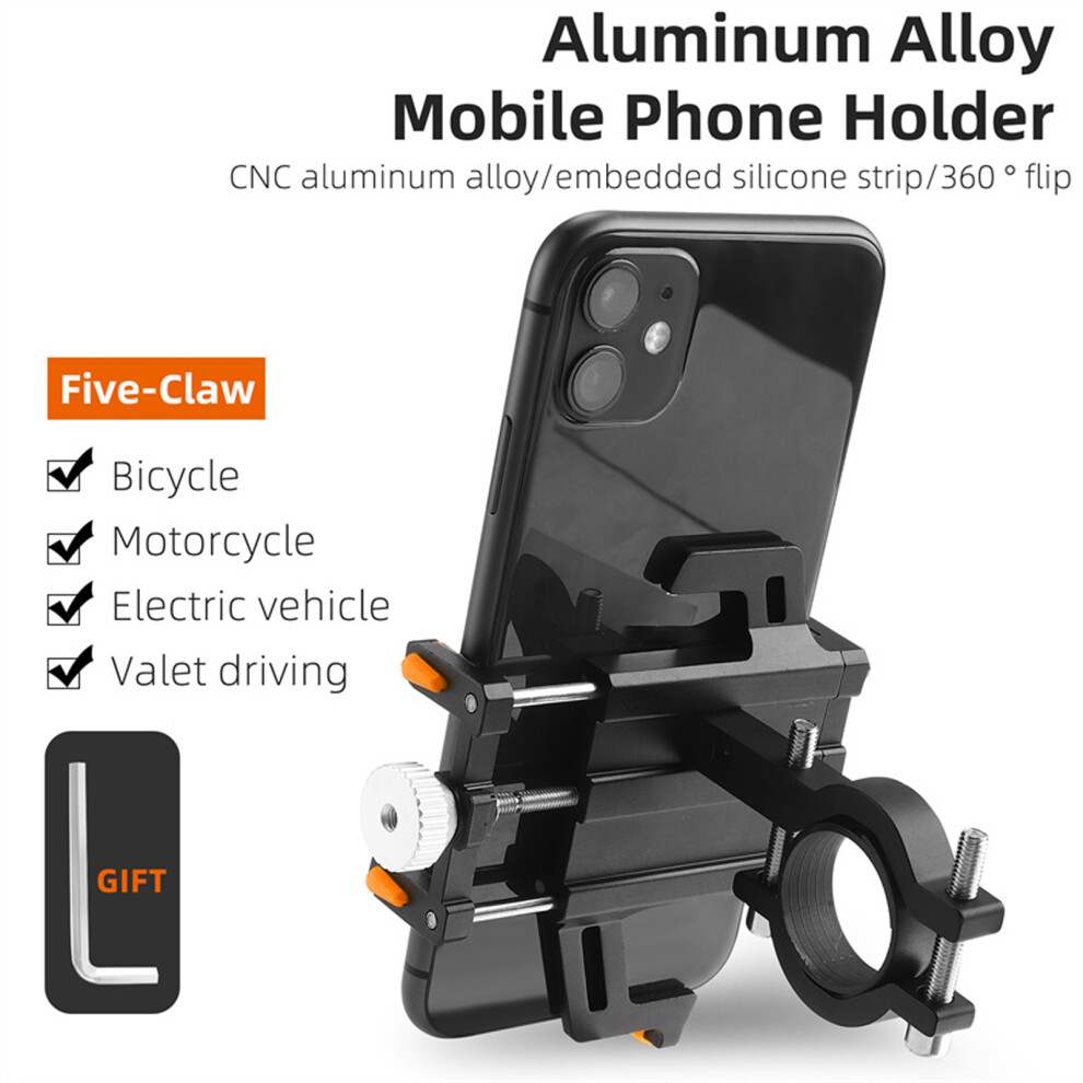 Bike Handlebar Phone Holder Aluminum Alloy 643505243512