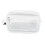 (White) Clear Waterproof Sling Bag Large Capacity Adjustable Strap PVC 1