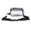 (Black) Clear Waterproof Sling Bag Large Capacity Adjustable Strap PVC 2
