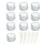 10 PCS Diamond Plastic Jars Reusable Leakproof Cream Lotion 1