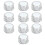 10 PCS Diamond Plastic Jars Reusable Leakproof Cream Lotion 2