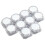 10 PCS Diamond Plastic Jars Reusable Leakproof Cream Lotion 5