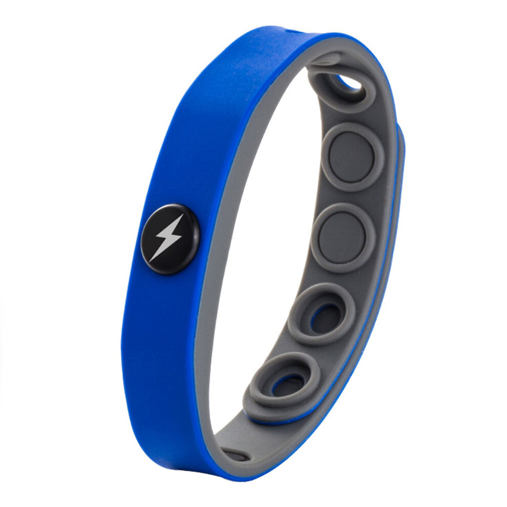 ( Blue) Silicone Anti Static Wristband Negative Ions Dark/Blue 643505241877