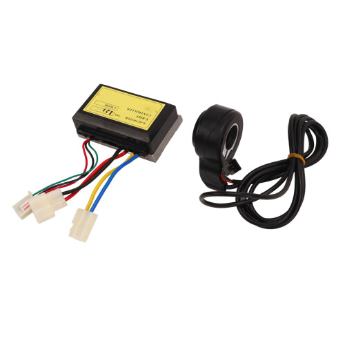 2PCS DC Motor Speed Controller + Thumb Throttle Kit 12V250W 1